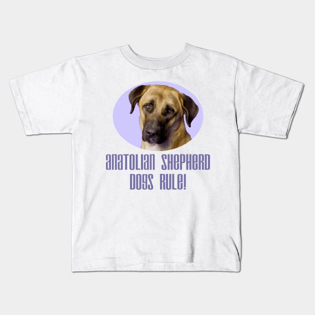 Anatolian Shepherd Dogs Rule! Kids T-Shirt by Naves